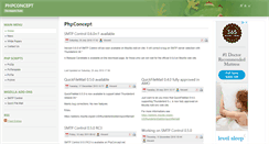 Desktop Screenshot of phpconcept.net
